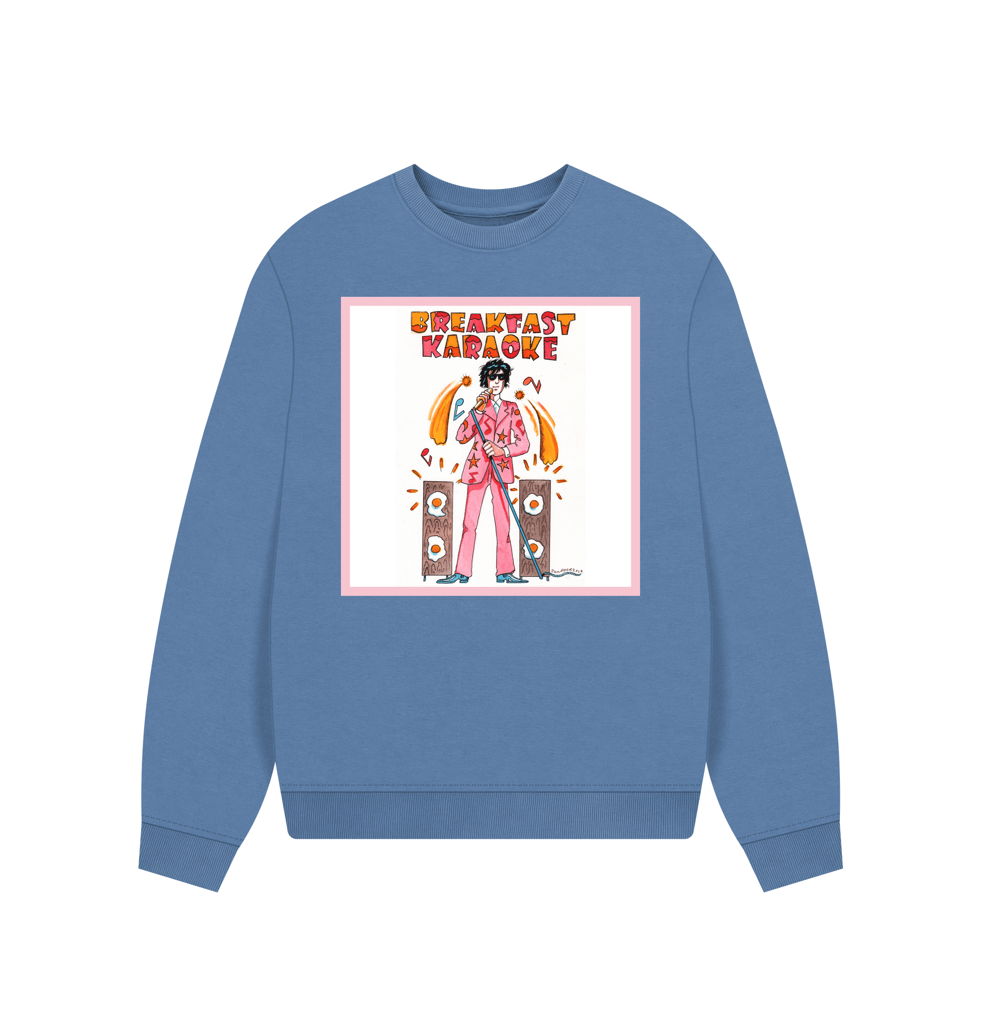 Solent Printed Sweater Front